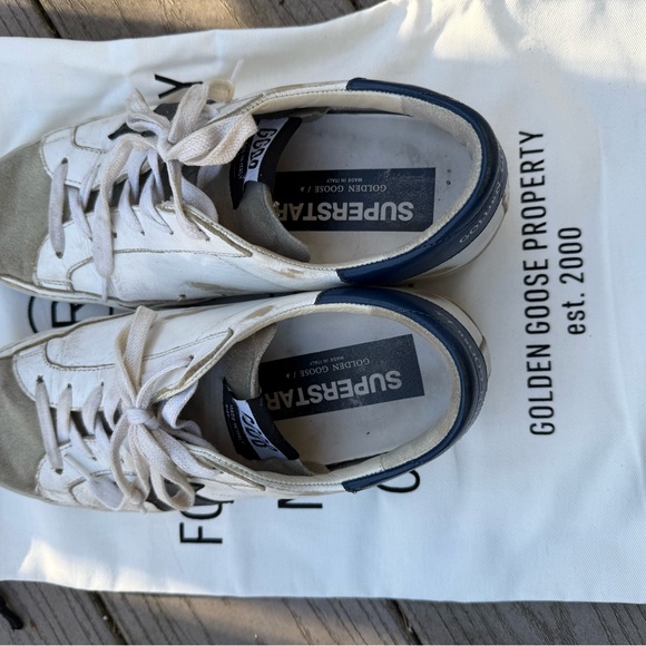 Golden Goose Superstar white/black/navy size 8/38 - Picture 7 of 10